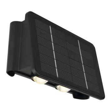 Globo solcelle væglampe 4 LED 3,2 V B17 cm