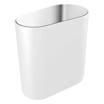 Pressalit toiletspand Style krom hvid