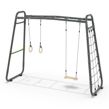Exit Toys GetSet monkeybar MB210 lege- og aktivitetsstativ stål grå 331x115x248 cm