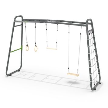 Exit Toys GetSet monkeybar MB310 legestativ stål grå 379x248x115 cm
