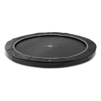 Exit Toys trampolin InTerra sort Ø427 cm
