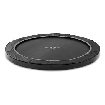 Exit Toys trampolin InTerra sort Ø366 cm