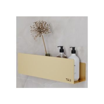 Nortiq hylde T&B Medium T2 børstet guld B20 cm