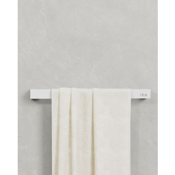 Nortiq håndklædestang T&B 2 mat hvid 52 cm