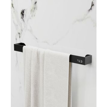 Nortiq håndklædestang T&B 2 mat sort 52 cm