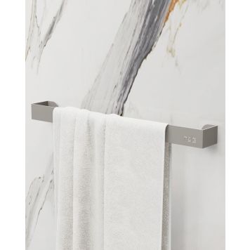 Nortiq håndklædestang T&B 2 børstet alu 52 cm