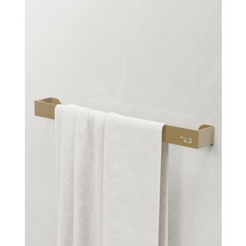 Nortiq håndklædestang T&B 2 børstet guld 52 cm