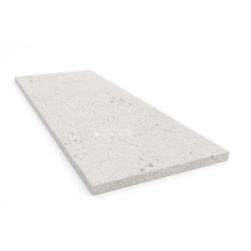 Bordplade laminat light terrazzo 3050x635x28 mm