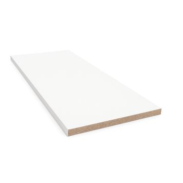 Bordplade laminat snow white 4100x635x28 mm