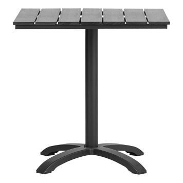 Outfit cafébord sort monwood 70x70 cm 