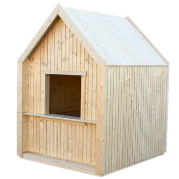 Plus legehus Classic ubehandlet 144x124 cm