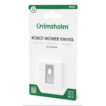 Grimsholm knivsæt til robotplæneklippere Dreame/Mova 12 stk. 