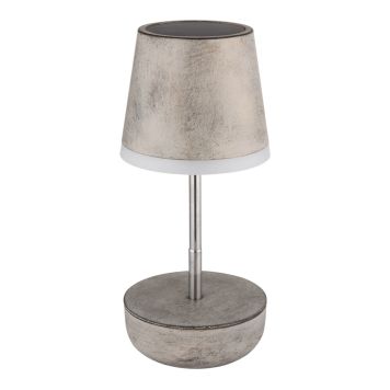 Globo solar LED bordlampe metal 25x11 cm - flere farver