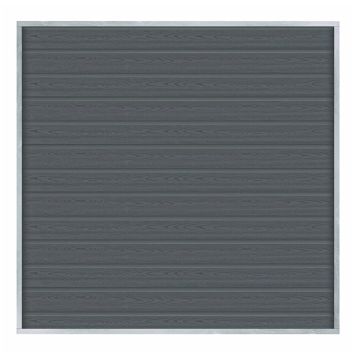 Plus komposithegn Artura grå 180x175 cm 