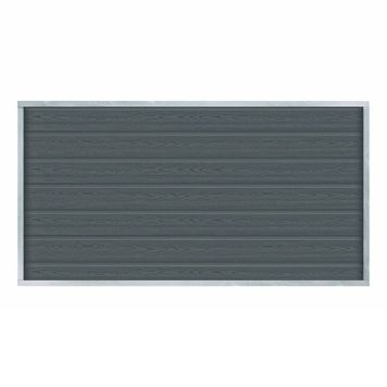 Plus komposithegn Artura grå 180x95 cm 