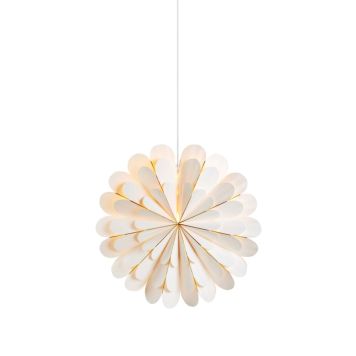 Markslöjd LED pendel blomst hvid 45 cm