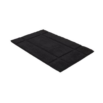 Debel bademåtte Cozy sort 50x80 cm