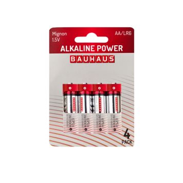 Alkaline Power Mignon batteri AA/LR6 4 stk.