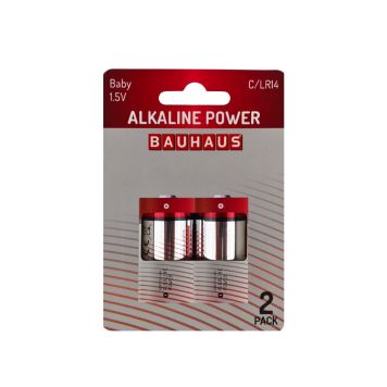 Alkaline batteri Baby C/LR14 2 stk.