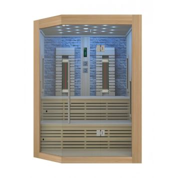 Sanotechnik sauna Kiruna inde infrarød 2,5 m²