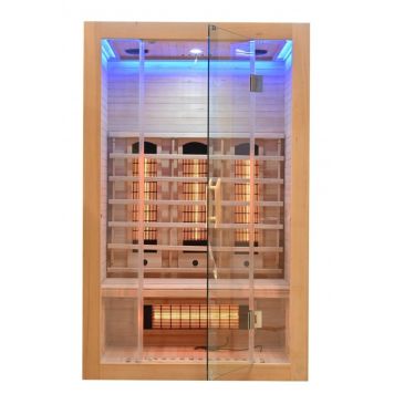 Sanotechnik sauna Malmö 2 inde infrarød 1,3 m²