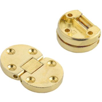 Fix-o-moll flap hængsel 35 mm brass plat tast CB24