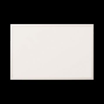 Whiteboard m/ramme hvid magnetisk 90x60 cm