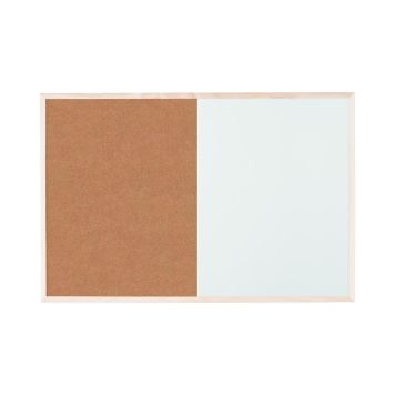 Kombitavle kork/whiteboard 60x40 cm