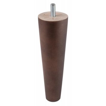Møbelben Wenge Dekor mørkebrun Ø25/55x150 mm