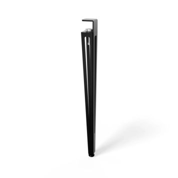 Walteco bordben Clampy sort 74,5 cm