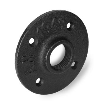 Rusticline flange t/hyldesystem RT-1 sort Ø86 mm 3/4″