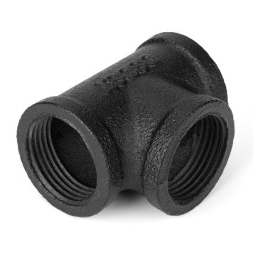 Rusticline T-stykke t/hyldesystem RT-6 sort 3/4″  