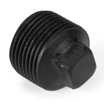 Rusticline endestykke t/hyldesystem RT-16 sort Ø25 mm 2 stk.