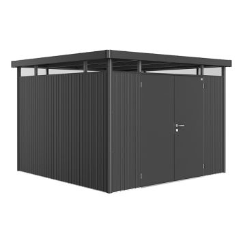 Biohort redskabsrum Higline H6 med dobbeldør m.grå