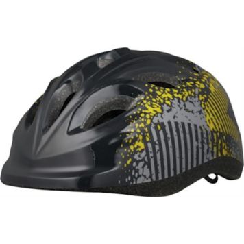 Urban cykelhjelm sort/gul 51-55 cm S