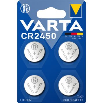 Varta knapcellebatterier CR2450 4 stk.