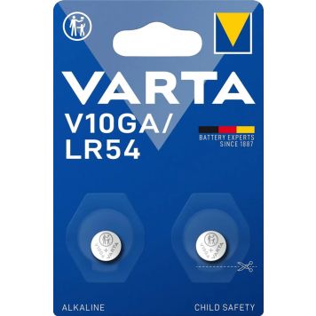 Varta knapcellebatteri V10GA (LR54) 2-pak