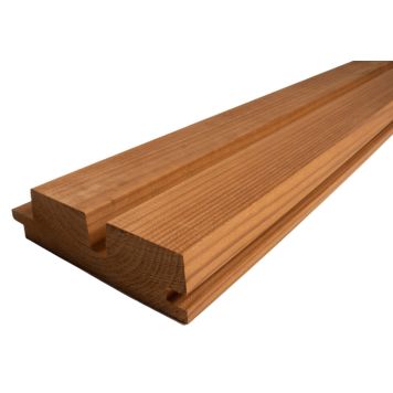 Frøslev facadebeklædning lamel lodret høvlet Embla 33x117x3000 mm