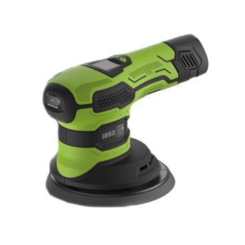 1852 Dual action polermaskine Ø150m, 2 x 12V 2Ah batteri