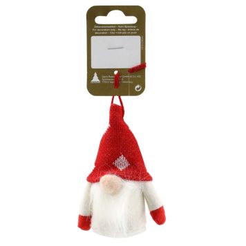 Julemand stof 6x10 cm