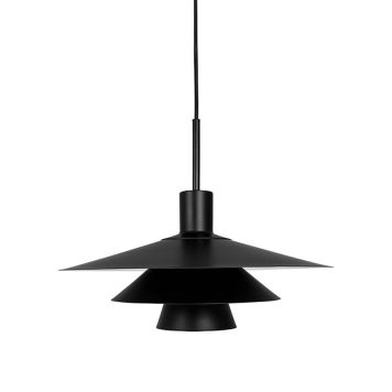 Dyberg Larsen pendel Kay sort E14 Ø30 cm