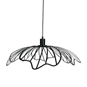 Dyberg Larsen pendel Blumen E27 15 cm sort