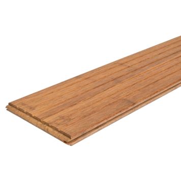 Keflico terrassebræt bambus glat/rillet 1860x157x18 mm