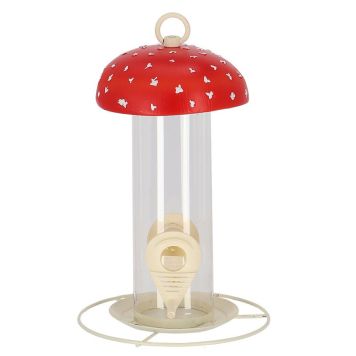 Garden Life foderautomat rød fluesvamp H24,5 cm