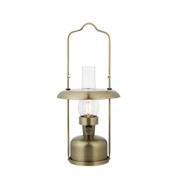 Markslöjd Fanos messing genopladelig bordlampe