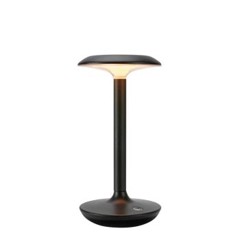 Markslöjd Petit sort genopladelig bordlampe