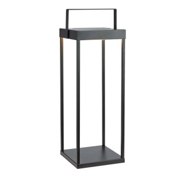 Markslöjd lanterne Pure med solceller sort H53