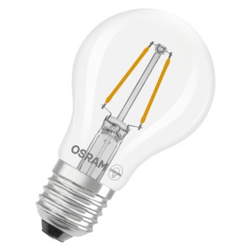 Osram LED kronepære Retrofit Classic A E27 1,8 W klar