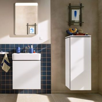 Hansgrohe sideskab Xilesa E mat hvid højre 40x35x106 cm