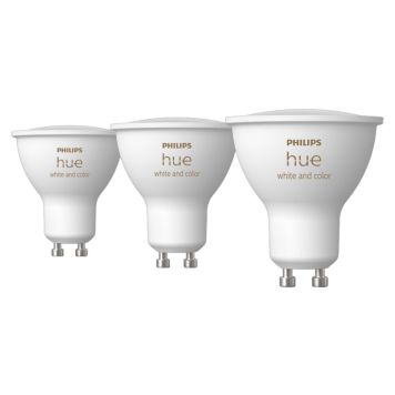 Philips Hue spotpærer GU10 3 stk.